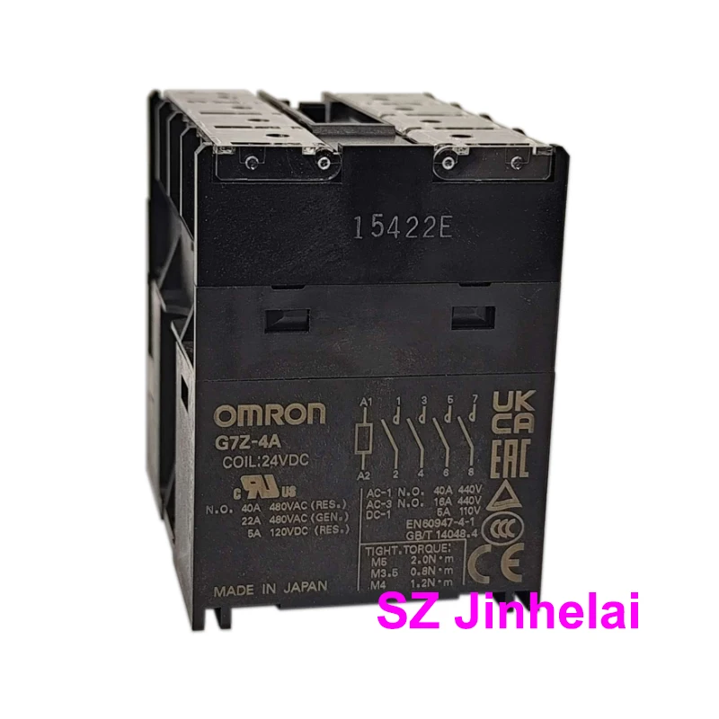 OMRON G7Z-4A 24VDC Authentic Original Powerful Power Relay DC24V Auxiliary Contacts Module Combination