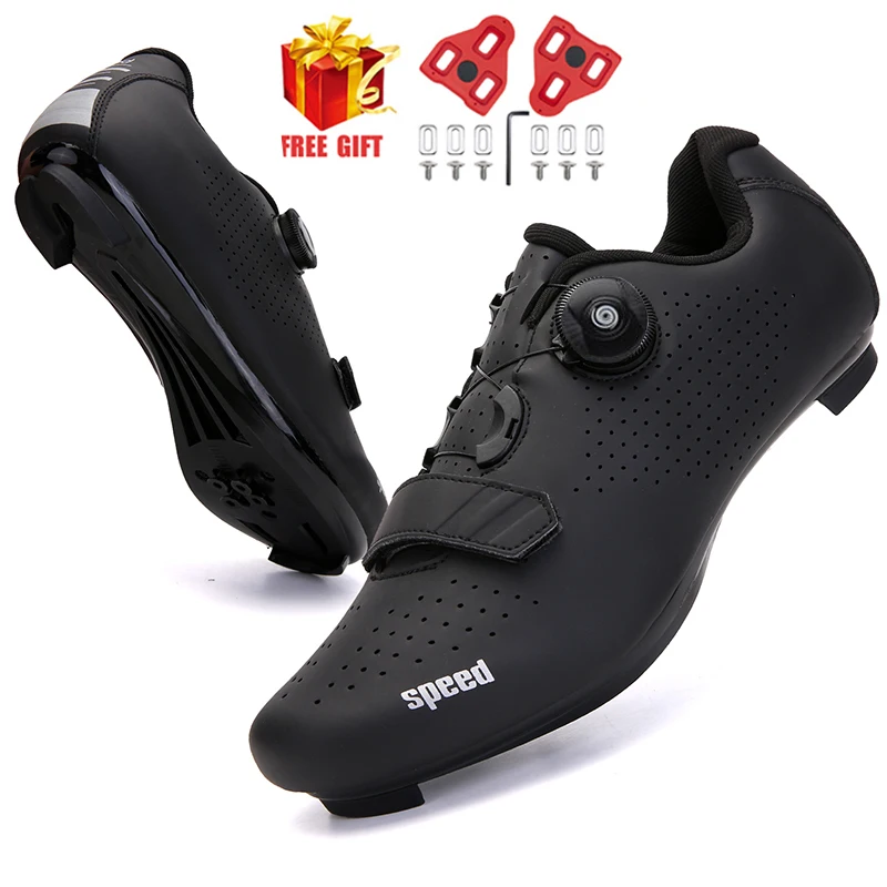 2024 New Road Bicycle Shoes Men Cycling Sneaker Route Cleat Dirt Bike Speed Flat Sports Racing Women Spd Pedal Shoes