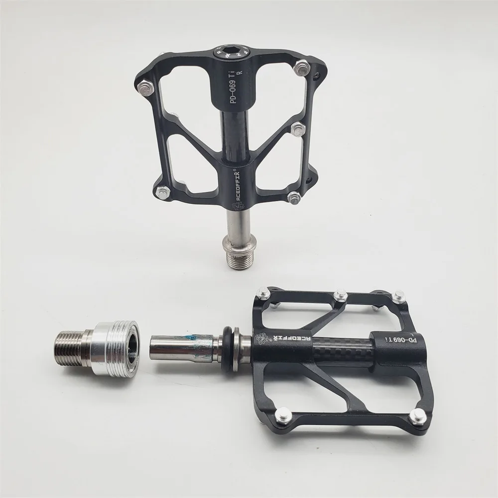 Aceoffix for Brompton Pedal Ti Axis 3 Bearing Titanium Alloy Left Quick Release Pedal MKS for Brompton Folding Bike Pedal PD069