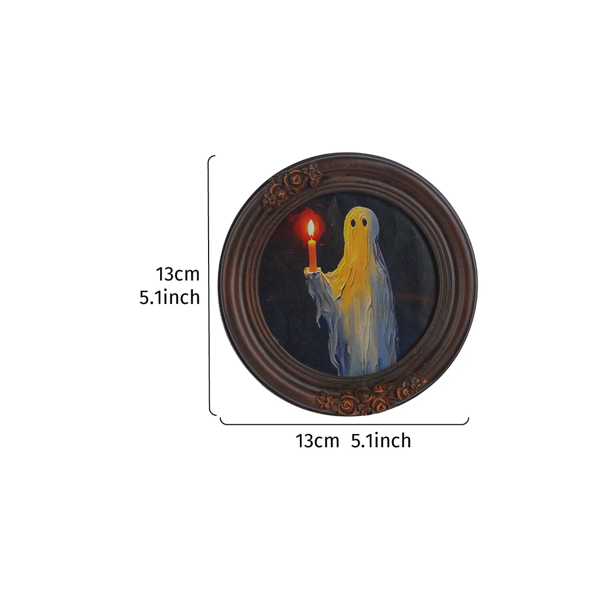 Halloween-Themed Resin Photo Frame