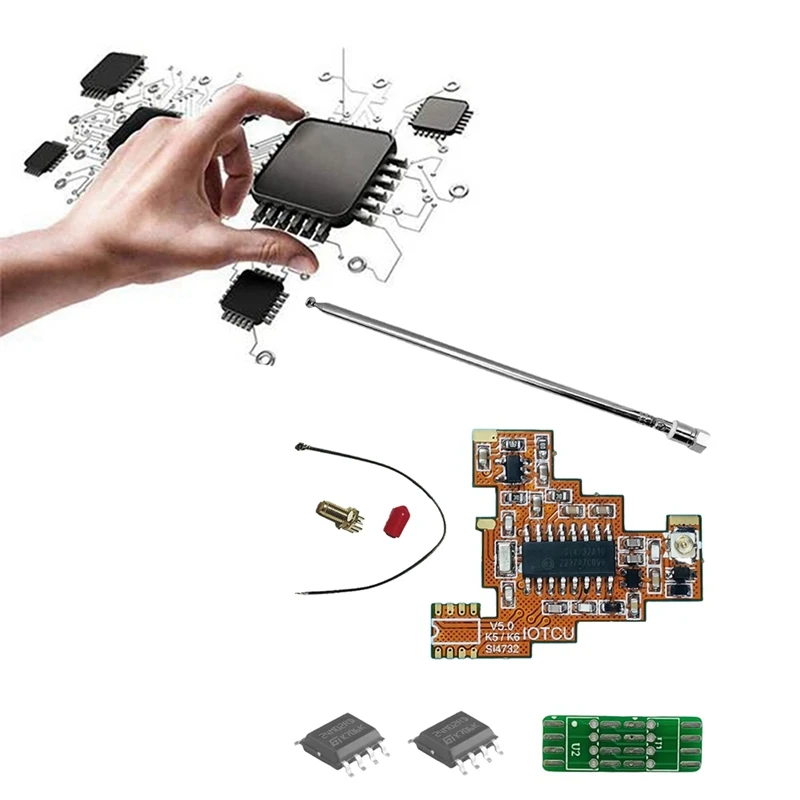 Système multiple à puce Vpig FPC Tech pour Quansheng, réception de bande complète et latérale simple, ondes courtes HF, 2x2m, UVK5, K6, SI4732