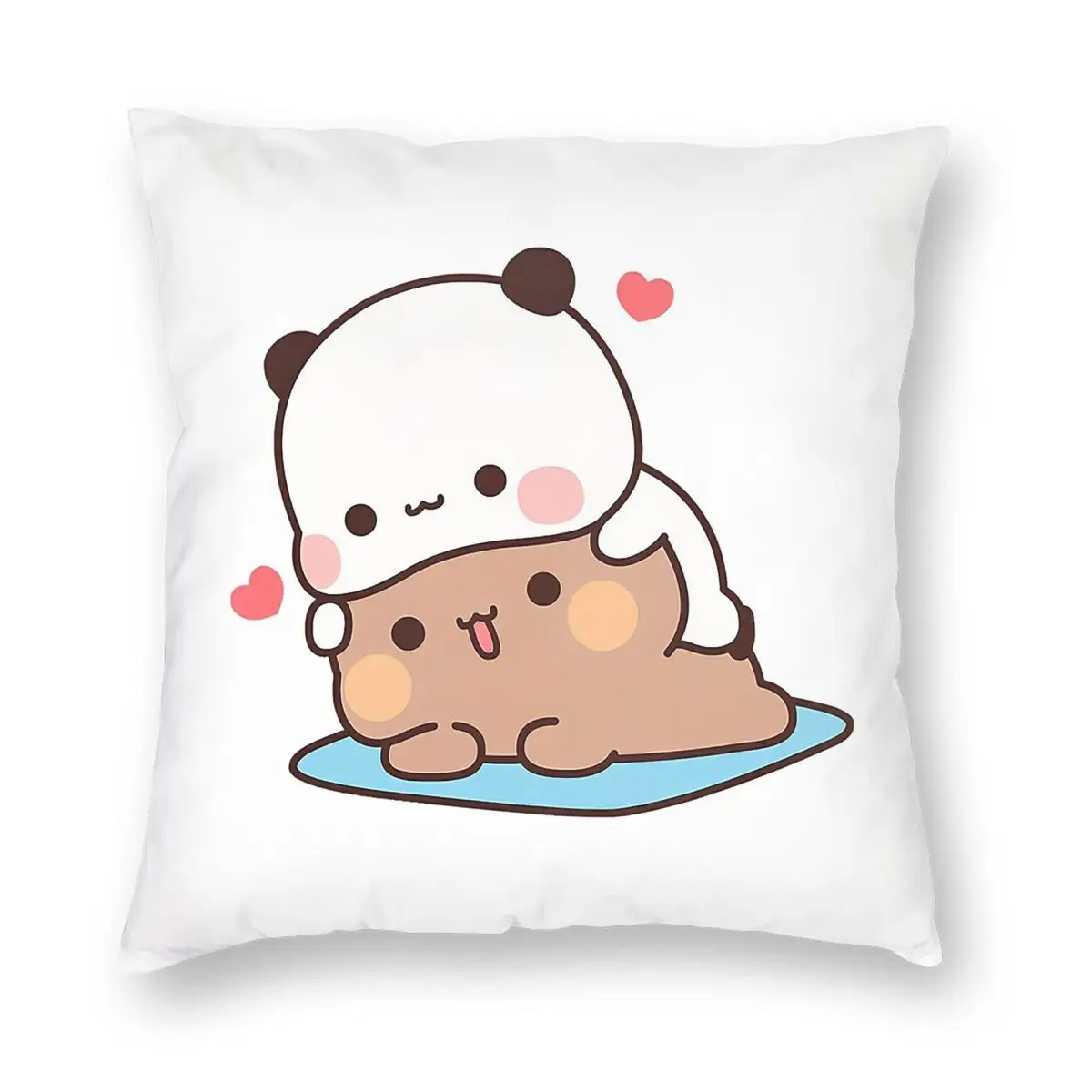 Cute Cartoon Bubu And Dudu Series Square Pillowcase Pillow Cover Cushion Zip Decorative Comfort Throw Pillow for Home Livingroom