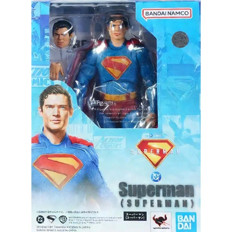 

New Products in Stock Bandai SHF DC 2025 Movie Superman David Corensway Action Figure Hand Model Gift