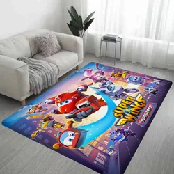 Super Wings CARTOON Room Mats Retro Multiple Choice Living Room Kitchen Rug Non-Slip Welcome Rug