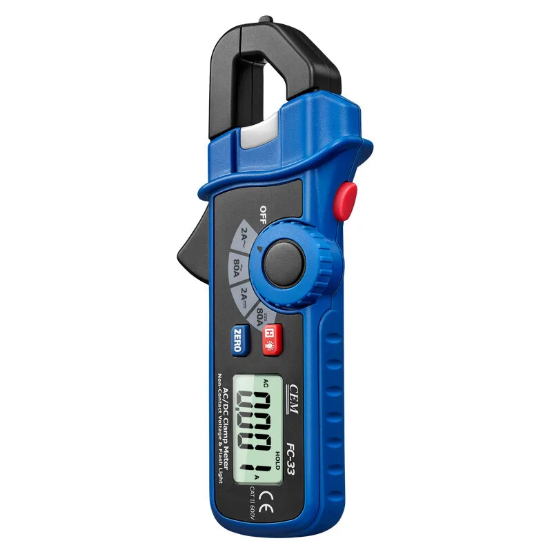 

CEM AC/DC Clamp Non-Contact AC Voltage Clamp Meter FC- 33