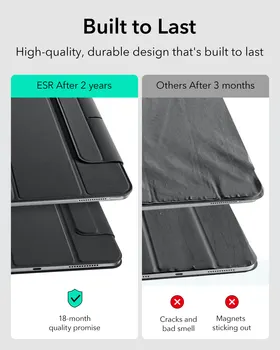 ESR case for iPad Pro 11/13 M4, strong magnetic attachment cover, supports Apple Pencil 4