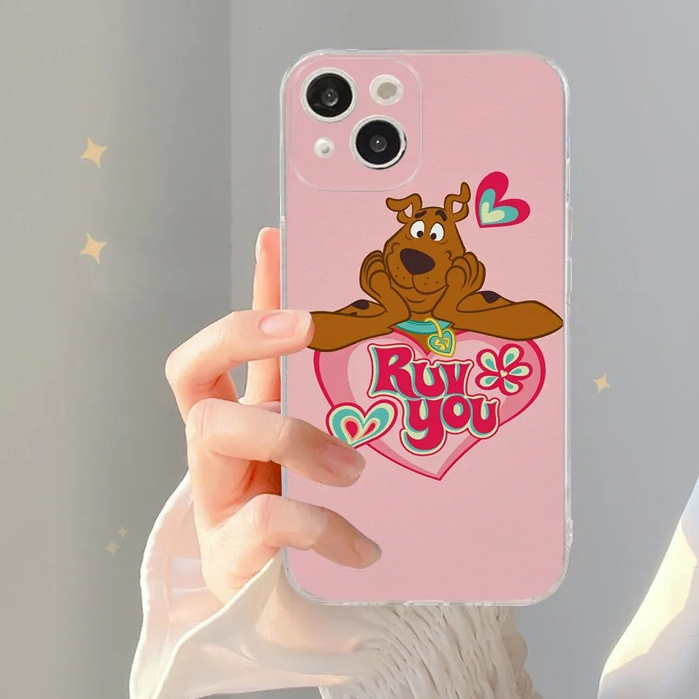 Cute cartoon anime dog Cushion Cover Silicone Soft for iphone 15 14 13 12 11 Pro Mini XS MAX 8 7 6 Plus X XS XR Cover