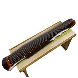 Guqin Hand-made Portable Fuxi Style Professional Guqin for Adult Beginners Practice Chinese Traditional Musical Instrument