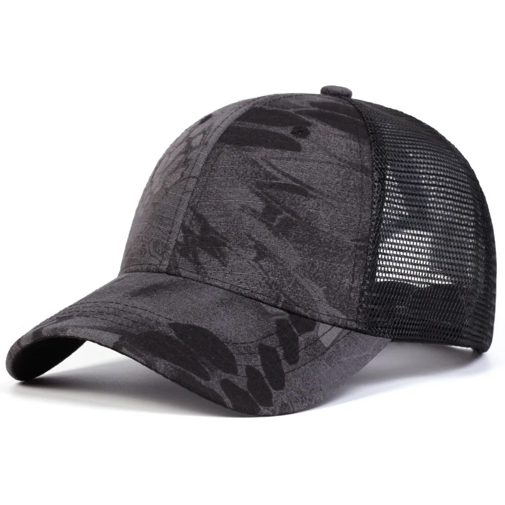 Casual Baseball Net Caps Simple Baseball Hats Adjustable Visor Sunscreen Hats Spring Summer