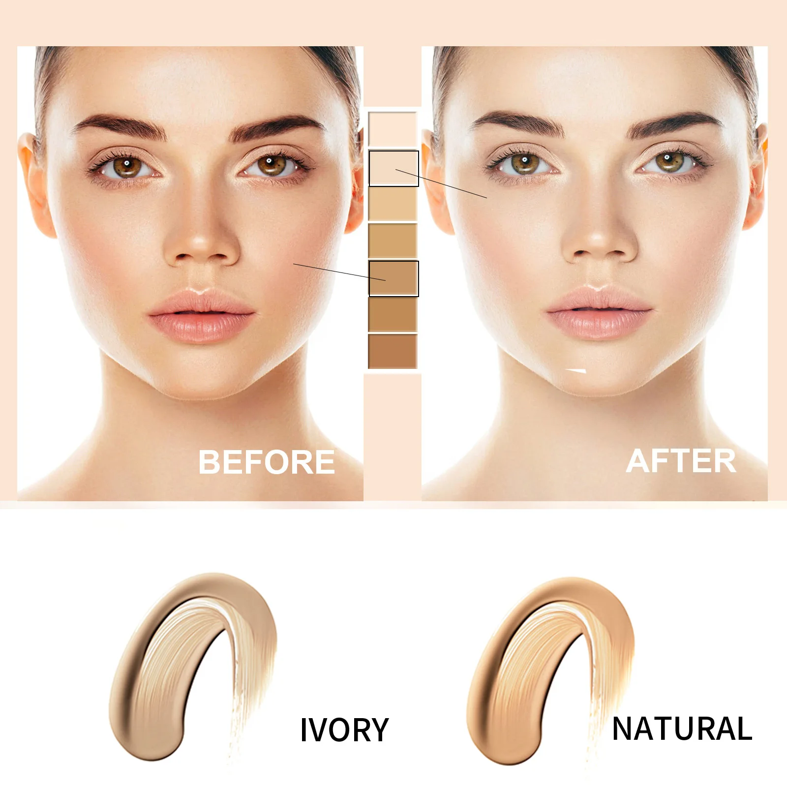 Face Primer Base Makeup Cc Cream Moisturizing Primer Brightening Face Foundation Skin Concealer Invisible Pore Makeup Foundation