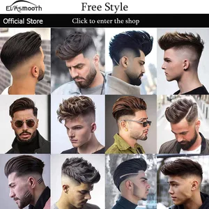 Feine Haut 0,03 mm natürliches Haar Männer menschliches Haar Perücken Haar Substitutionssystem Haarprothese Hombre Herren -Perücken 12 Hauptverkaufshaar Natural Hair Porto - №5