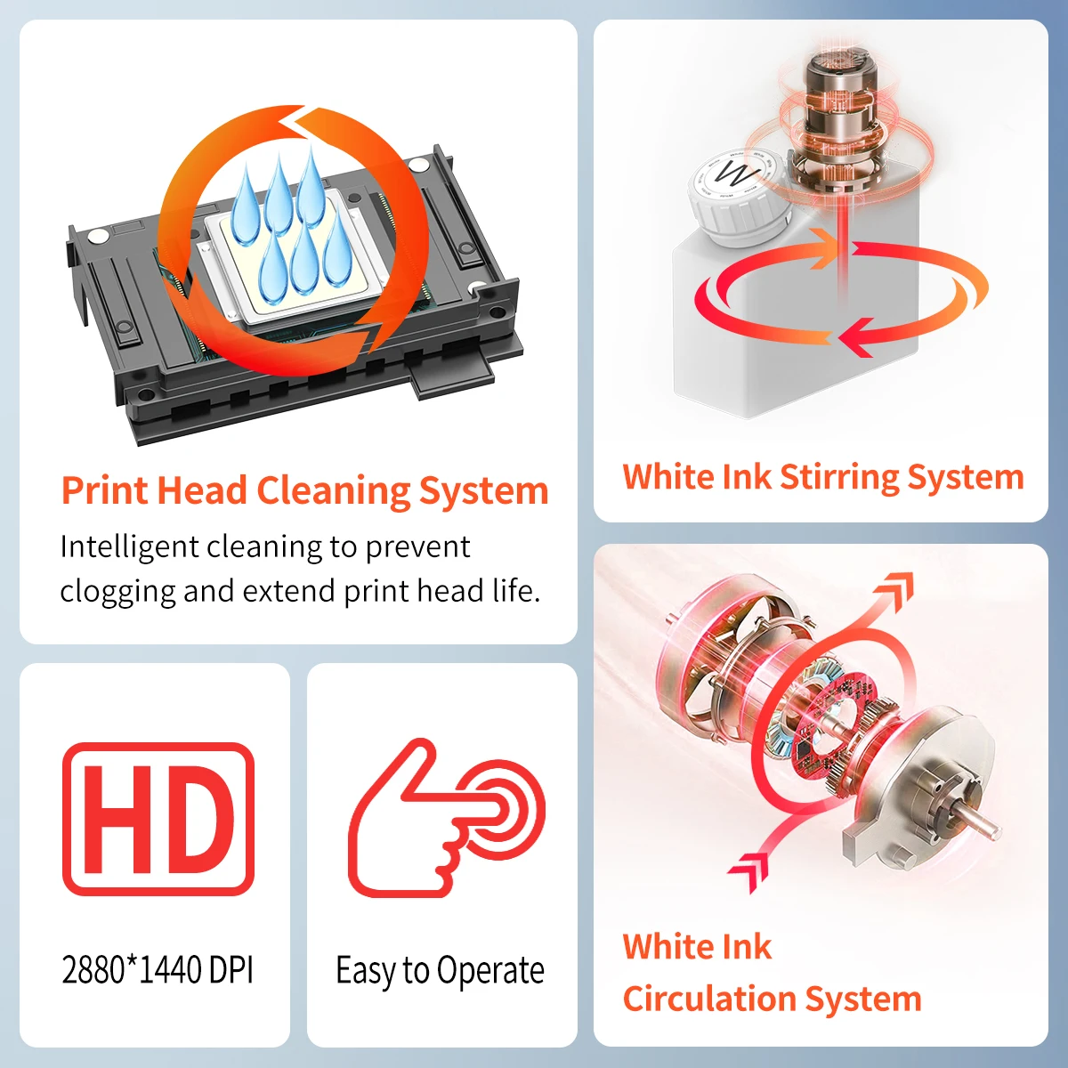 8.4 inch impresora dtf  A4 DTF Printer for Epson L805 Machine with DTF Oven Direct to Film DTF Printer for Clothes Tshirt fabric