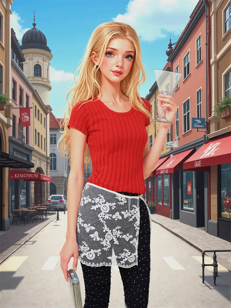 

Mesh All-match Fashion Skirts Women Velvet Jacquard Irregular High Waist Flare Autumn Comfortable Cozy College Patchwork