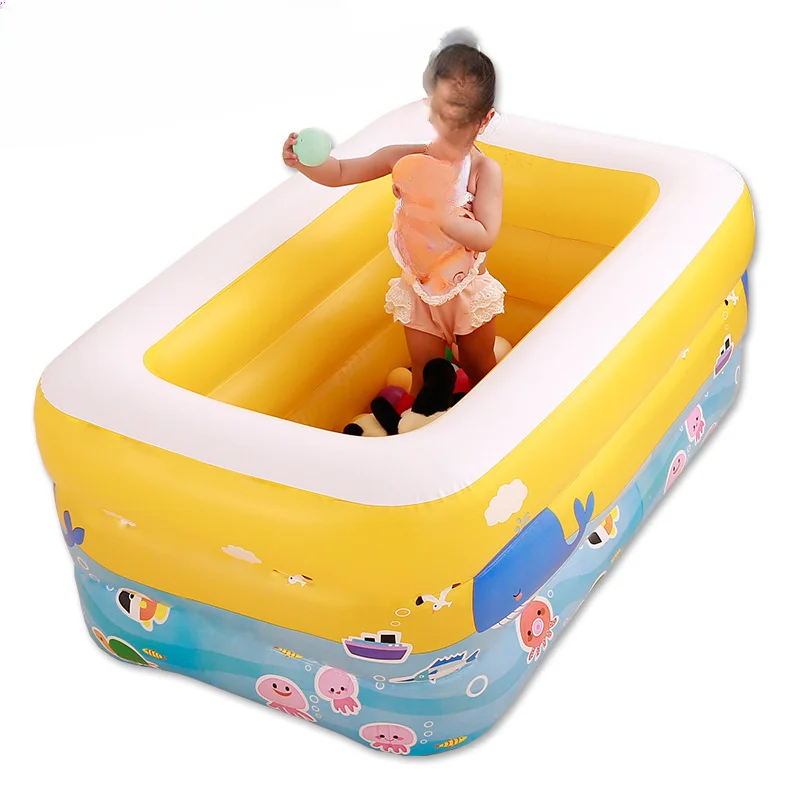 For Inflatable Swimming Pool Thickened Swimming Bucket Home Oversized Paddling Pool Ocean Ball Pool