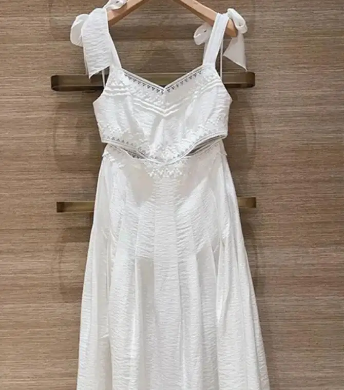 Vrouwen witte jurk kanten taille uitgeholde strik tankjurk mode zomer dames mouwloze onderjurken