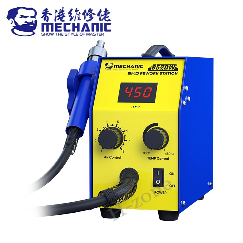 

MECHANIC 957DW Soldering Stations Desoldering Station With Two-scroll Hot Air Rework Station For Heating Main Board Tin Solder