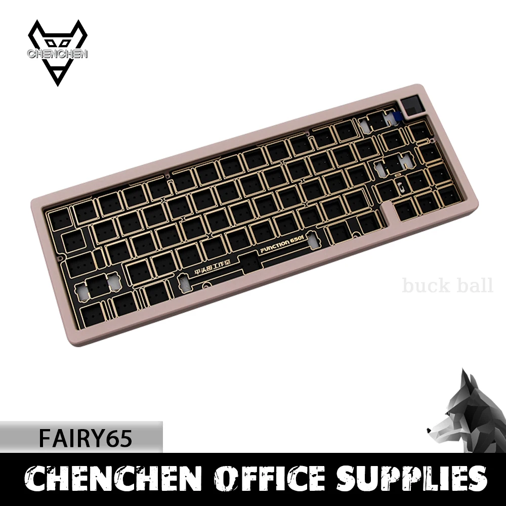 

Mxrskey Fairy65 Mechanical Keyboard Kit Customization Cnc Gasket Screen 2mode Bluetooth Wired Pc Gamer Keyboard Accessories Gift