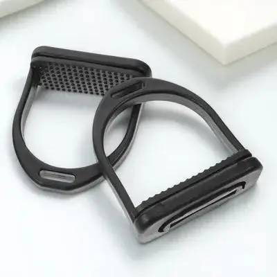 2 قطعة سرج الحصان الركاب المضادة للانزلاق سلامة ركوب الركاب نونسليب مادة بوم دائمة لملحقات ركوب الخيل