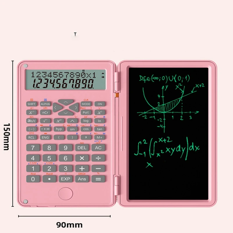 Calculadora de función portátil USB, tablero de dibujo recargable, multifunción, pantalla LCD inteligente, escritura