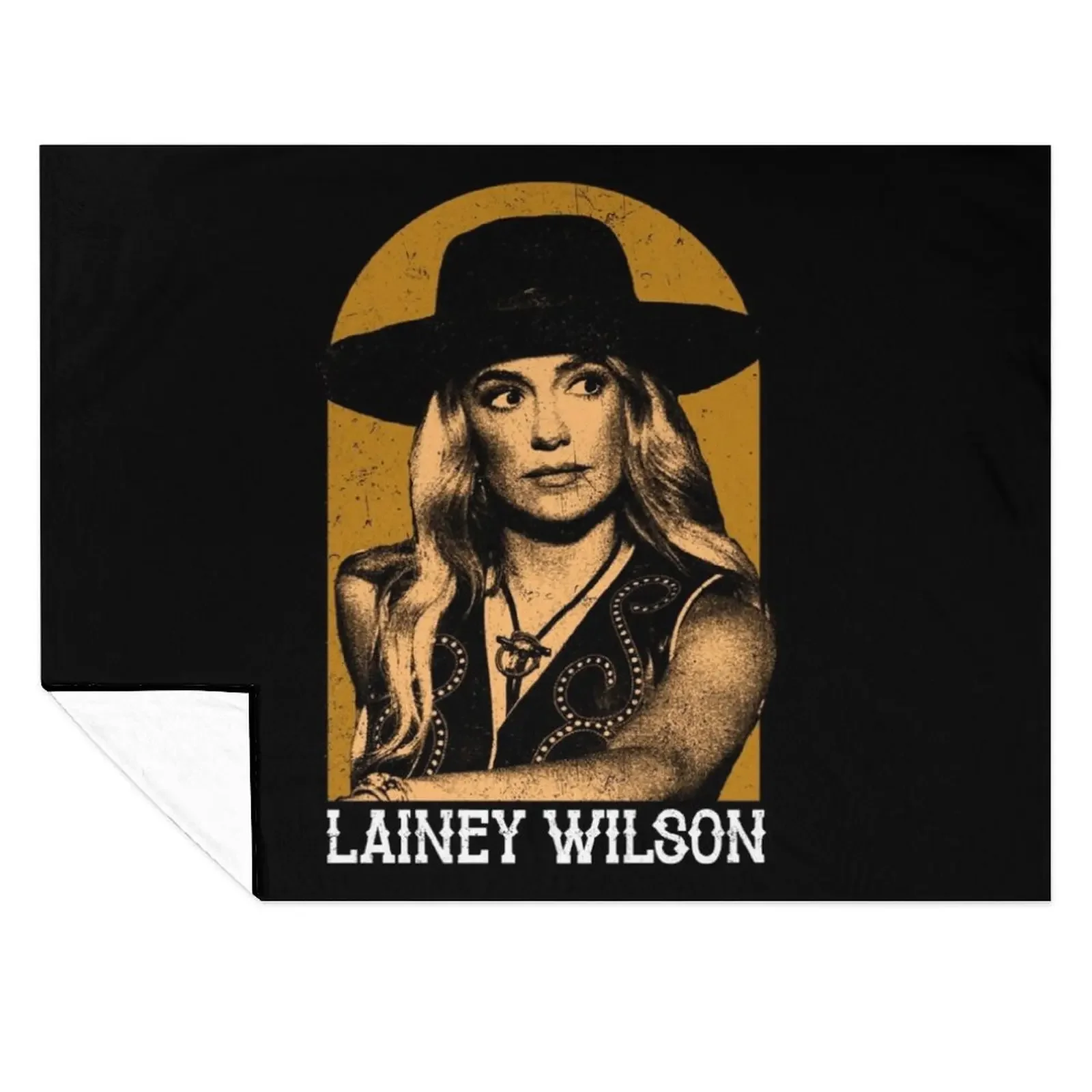 

Lainey Wilson - Country's Cool Again Portrait Throw Blanket For Decorative Sofa Softest wednesday Warm Blankets