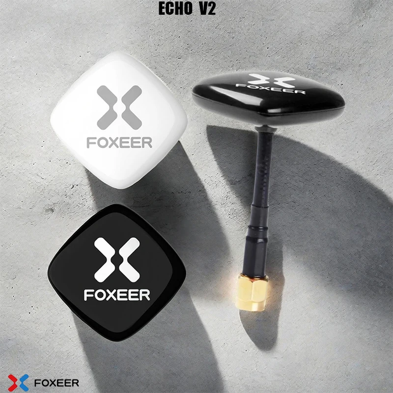 

Foxeer ECHO V2 2 5.8GHz 9dBi Patch Antenna LHCP RHCP for RC Airplane FPV Racing Freestyle Drones VTX VRX Goggles Monitor DIY