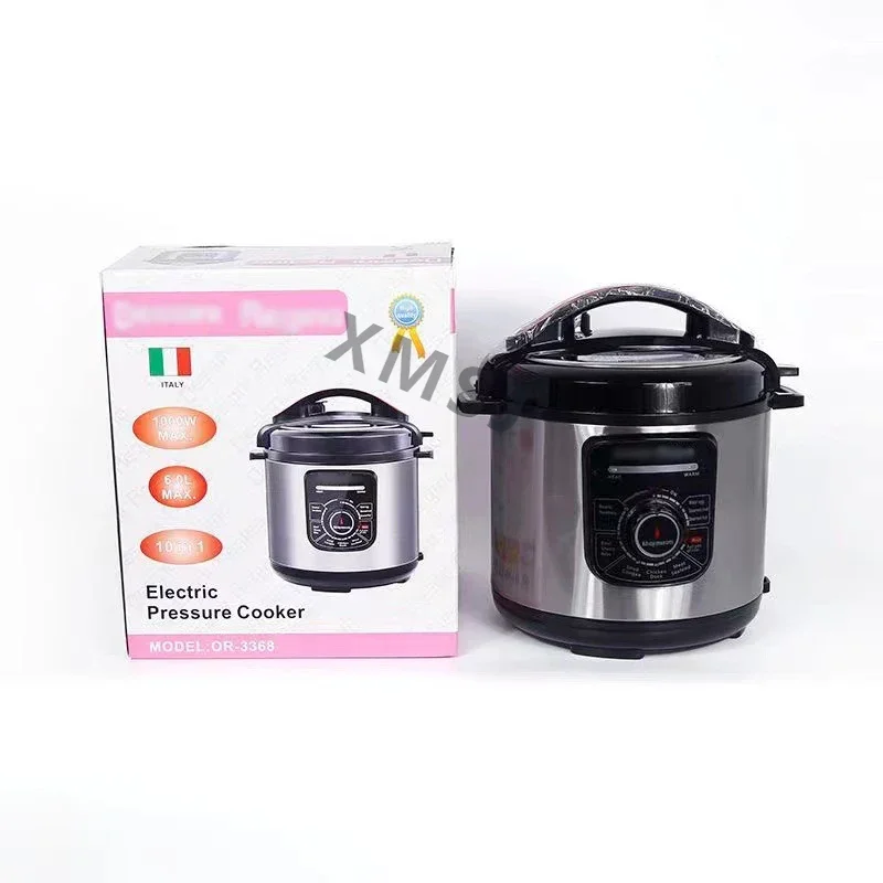 

Ready to Ship EU Plug 1000W 10 in 1 Electric Multi Big Pressure Rice 6L Cooker