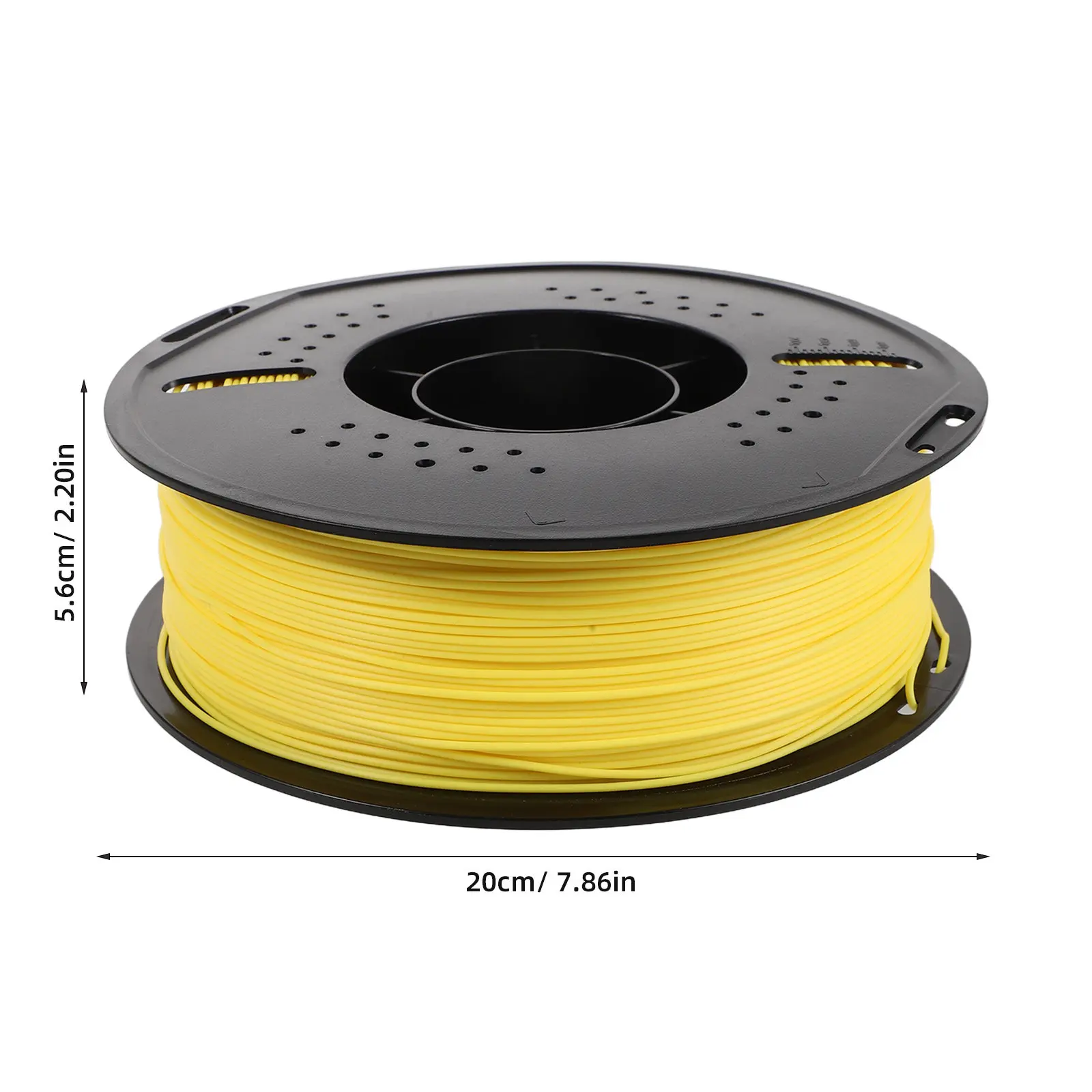 Pla 1.75mm Filament 1Kg Yellow 3D Printer Supplies Strong Compatibility Precise Layer Adhesion Vibrant Results Smooth Finish