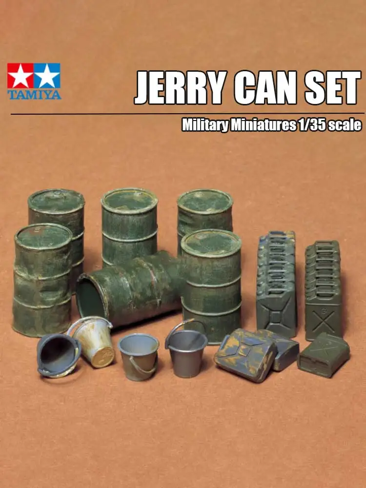 TAMIYA Assembled Model Kit 35026 Military Miniatures Jerry Can Set 1/35