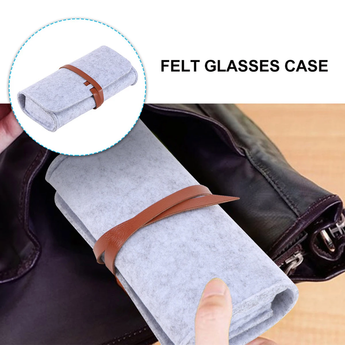 

Фетровый чехол для очков, сумка для портативных очков, сумка для хранения солнцезащитных очков, легкий защитный чехол для путешествий