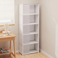 Dustproof Wardrobe Simple Assembly Storage Wardrobe Bedroom Open Storages Cabinet Multi-layer Assembly Closet Organizer Cabinet