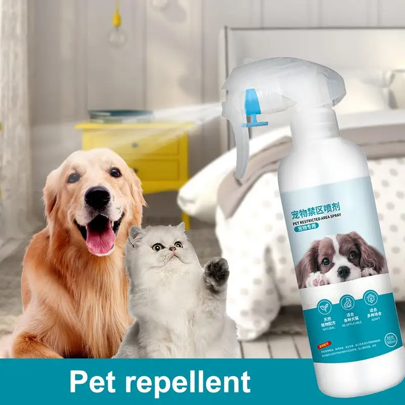 No Chew Dog Spray 500ml Cat Spray Stop Chewing Dog Spray No Bite Anti Scratch Effective No Chew Spray Natural And Safe Training