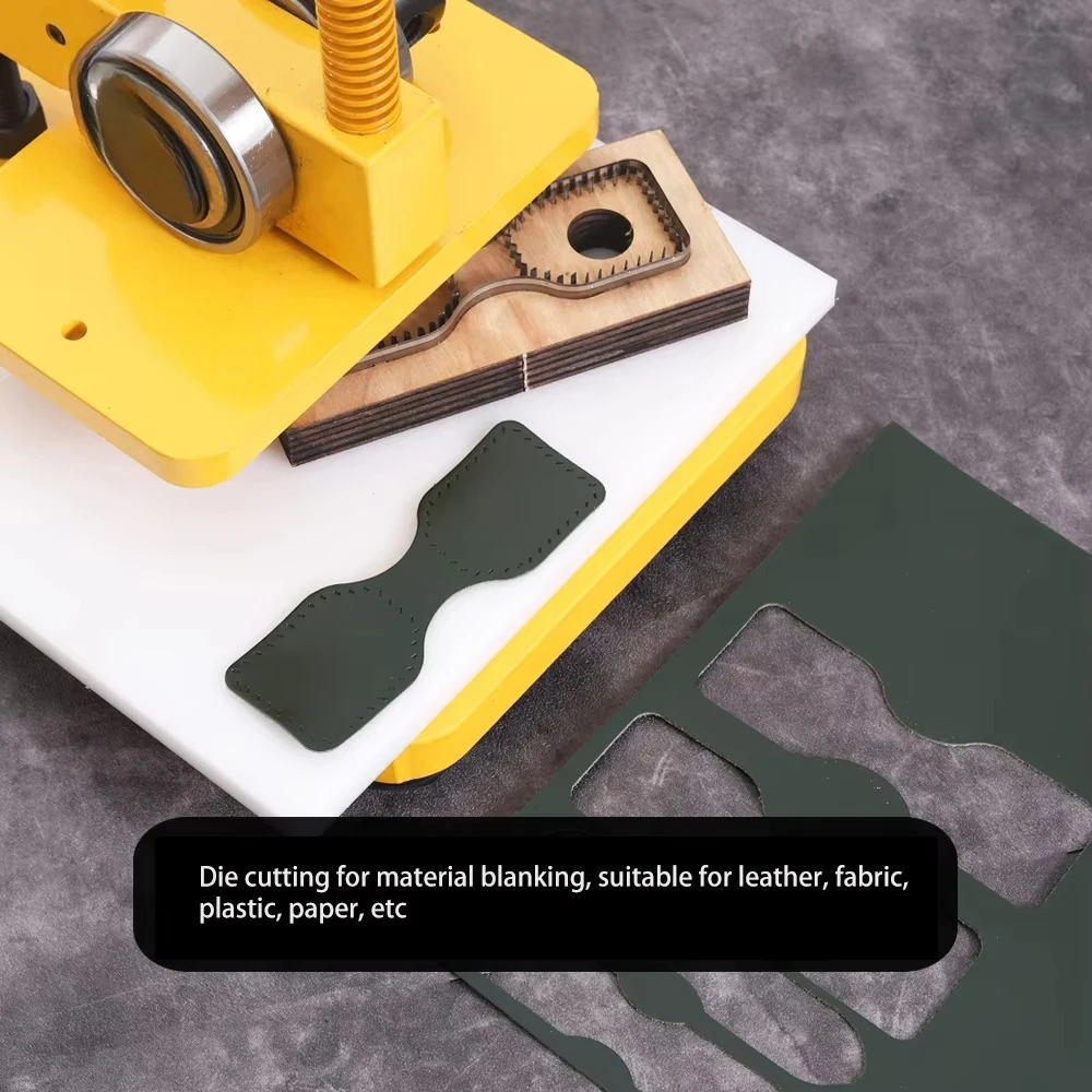 Manual Hand Press Die  for DIY Leather Craft Cutting Molding Leather Working Hand Tools