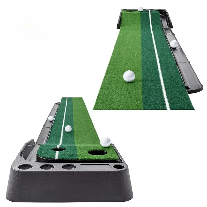 

Golf Putter Trainer , Automatic Ball Return, Portable Golf Swing Mat, Golf Training Aid