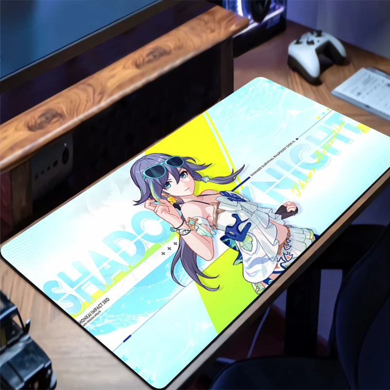 Gaming Mouse Pad Honkai Impact 3 Gamer Computer Accessories Keyboard Table Mat Mousepad Company Desk mat PC carpet gift Mousepad