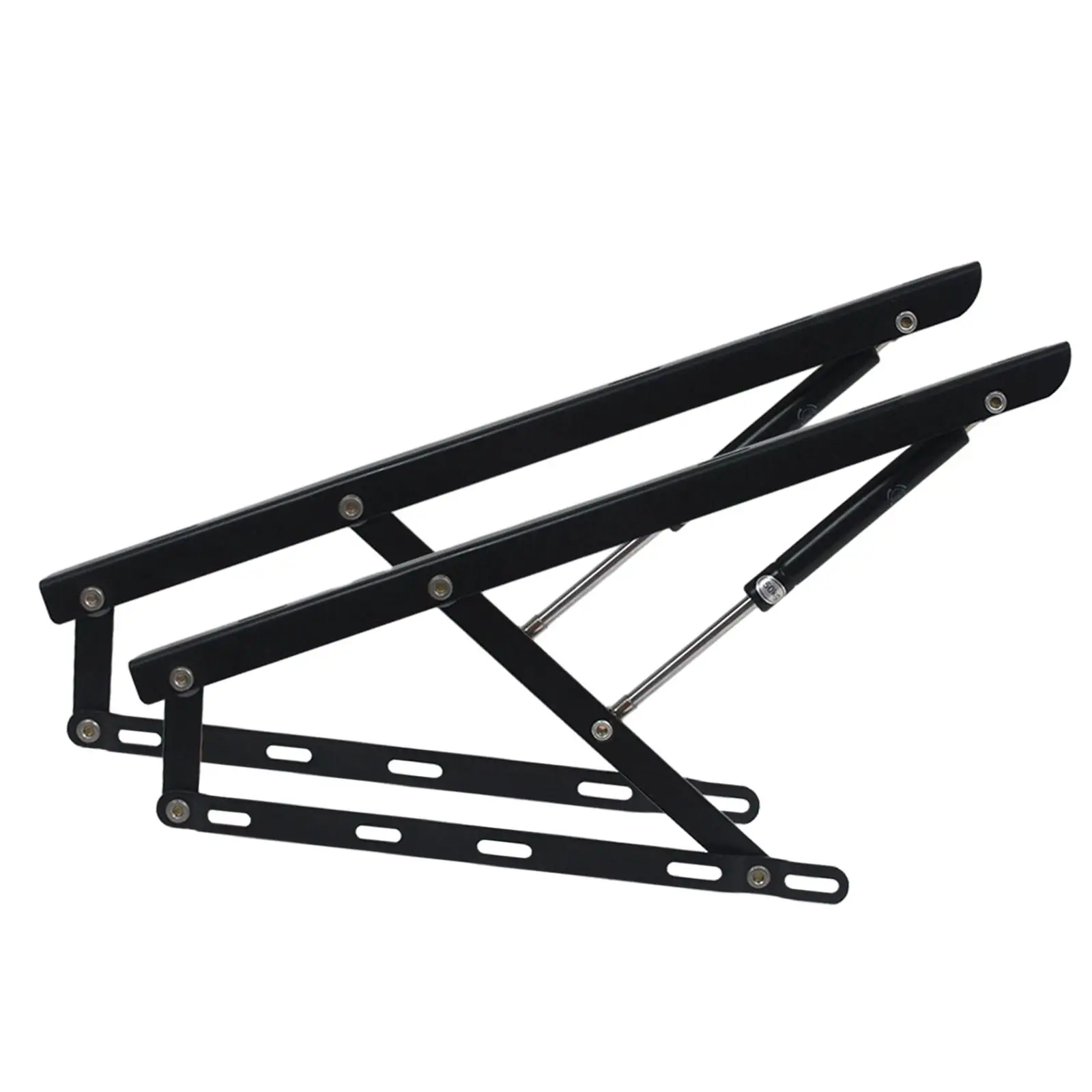 2 Pieces Lift up Storage Bed Hinge DIY Furniture Hardware Folding Sofa Storage Mechanism Gas Springs Storage Bench Hinge