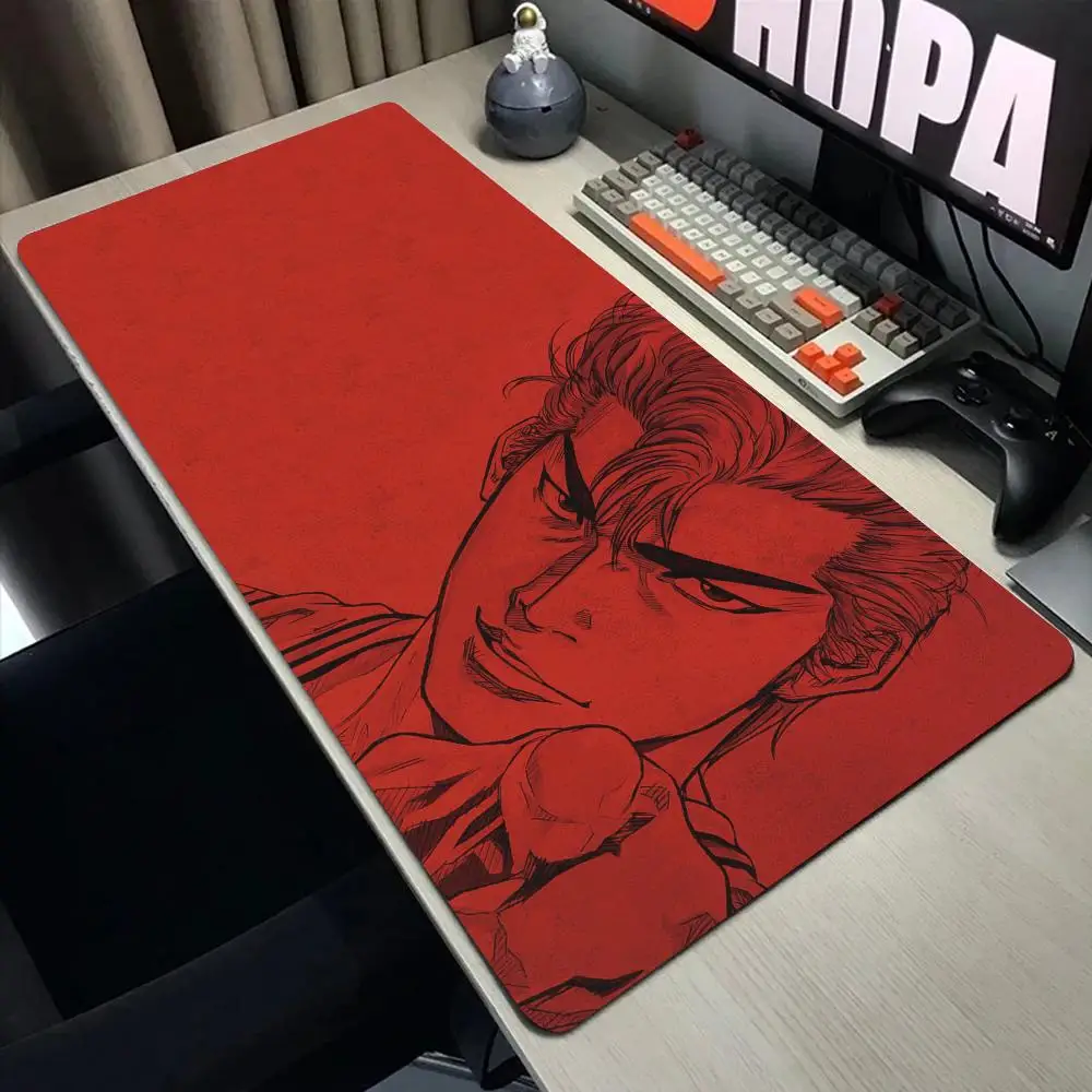 Anime Slam Dunk Mouse Pad Sports Basketball Desk Mouse Pad HD Desk Pad Extended Gaming Keyboard Mats Large XXL Gamer Mousepad