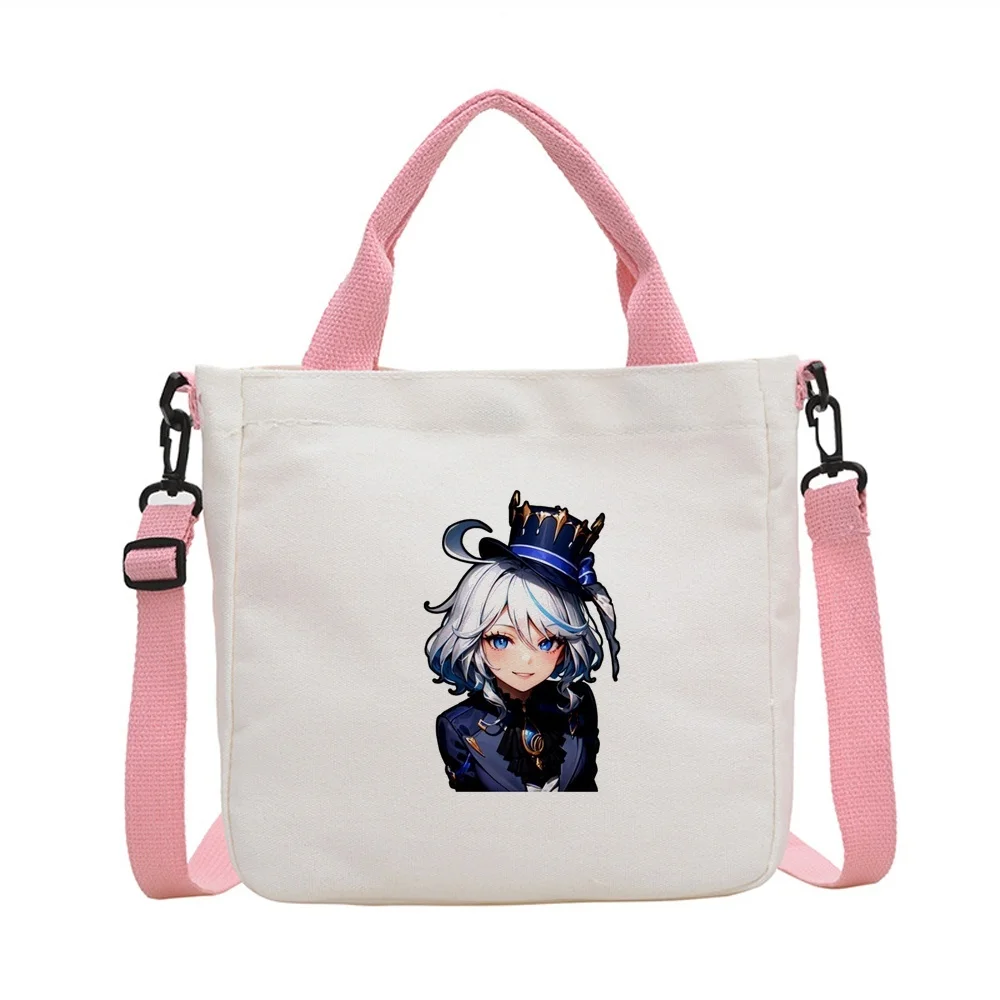Genshin Impact Furina tote bag einkaufstasche shopper y2k sac cabas shoulder  woman