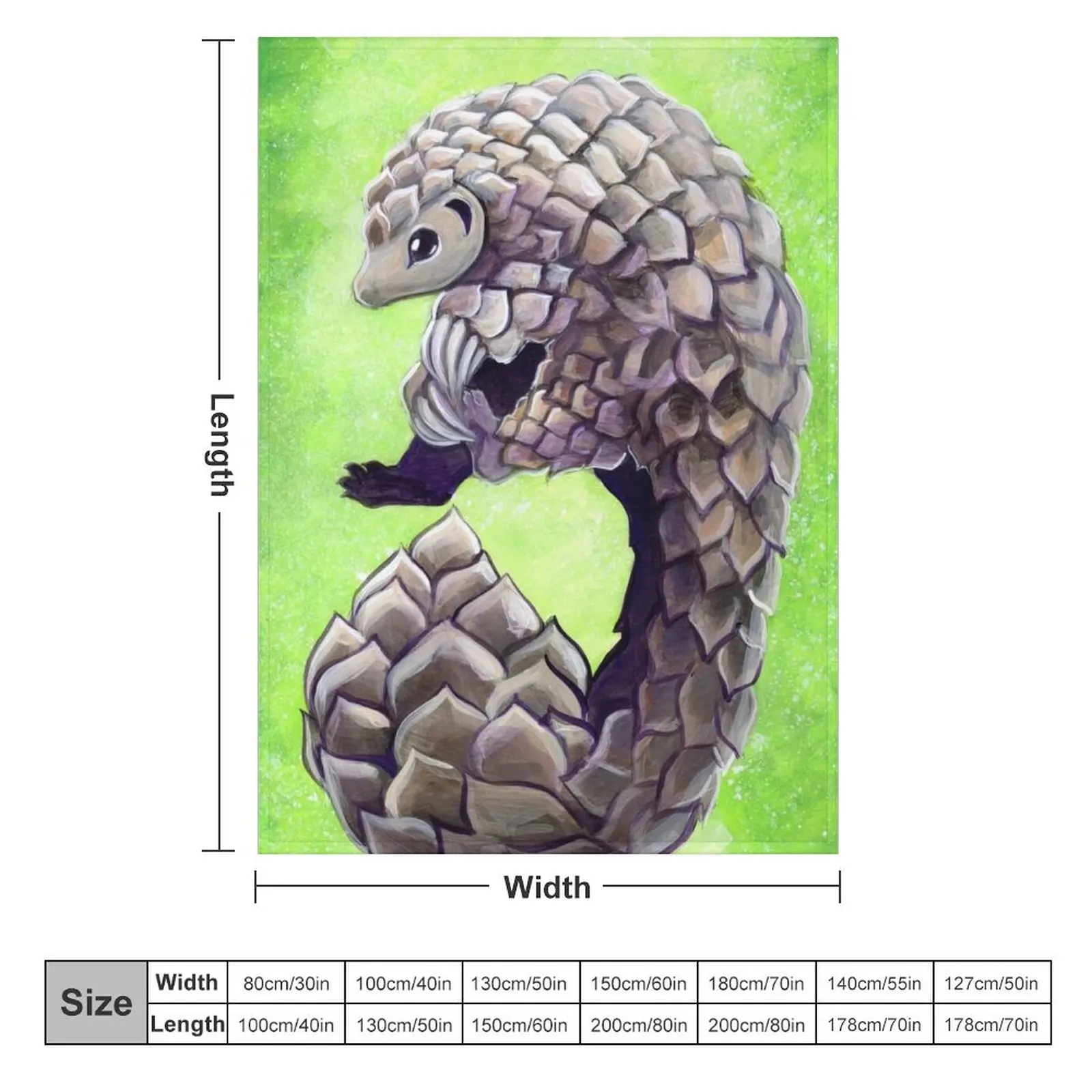 Pangolin Throw Blanket Polar Giant Sofa Blankets