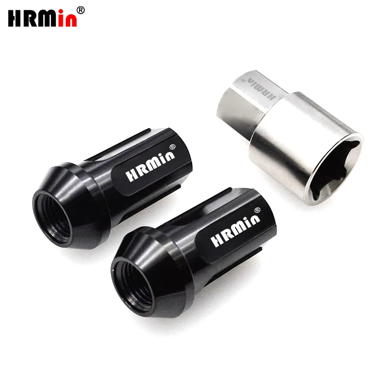 

Anti-Theft Closed End Gr.5 Titanium Automobile Lug Nut M14x1.5x35mm for European Car Modified Cadillac Ford Toyota Tesla