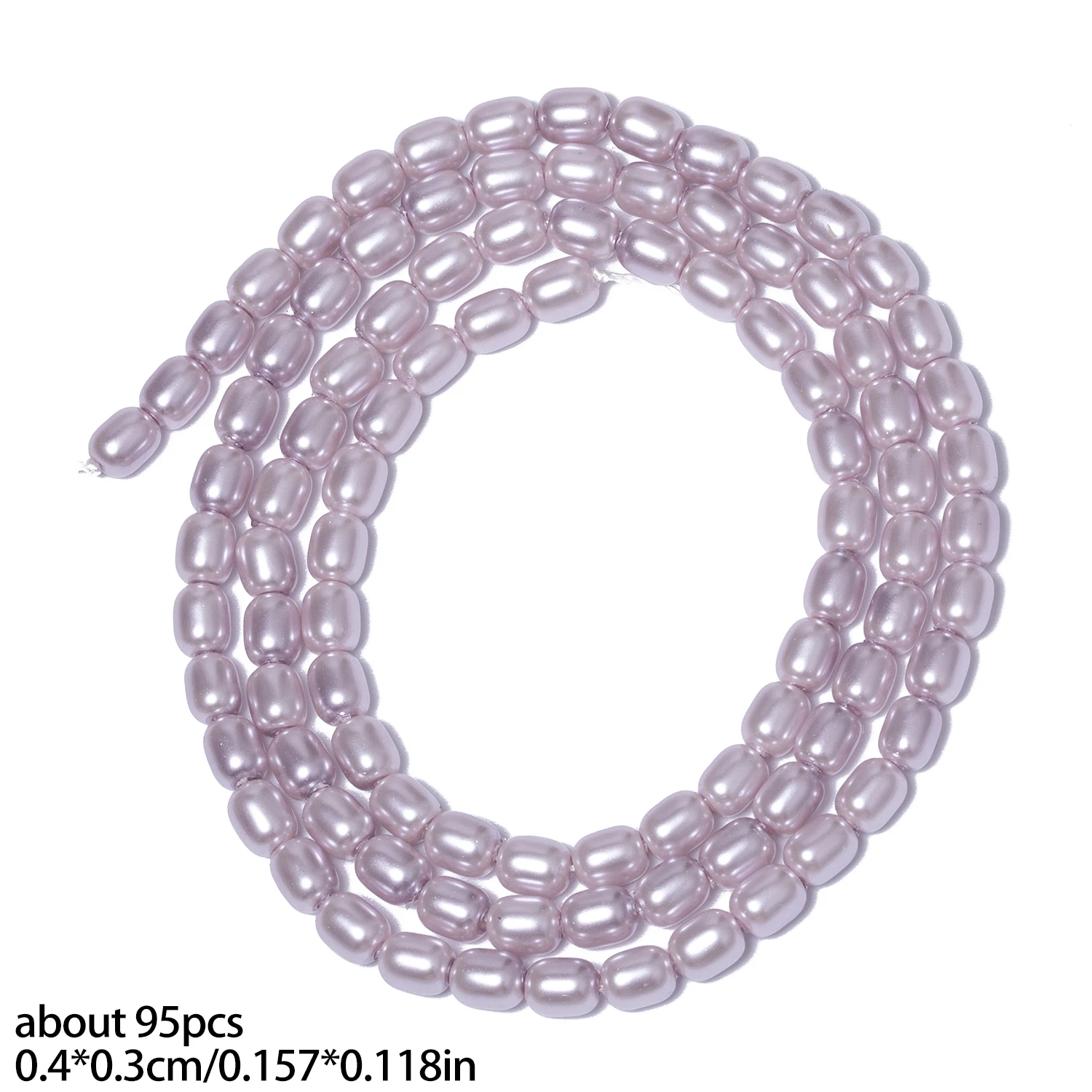 Mehrfarbige Jujube-förmige Glas-Imitationsperlen 3x4/6x8/8x10mm Zylindrische Dekorationsperlen für Handgemachte DIY-Halsketten – Detail 9