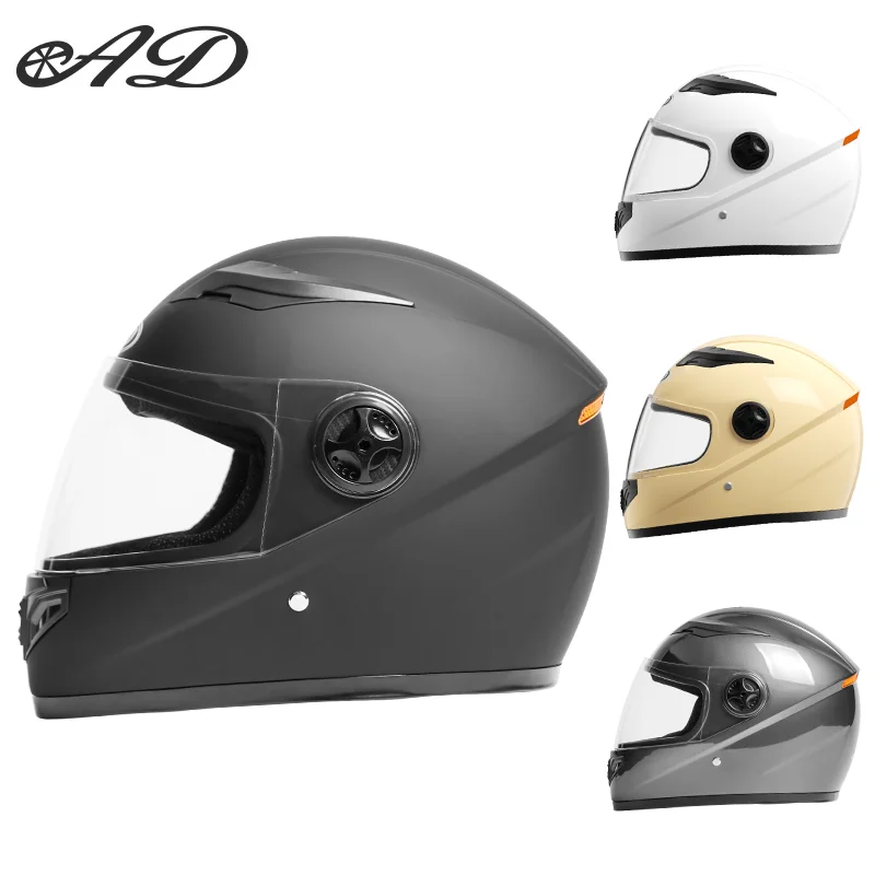 

Ad Full Face Racing Helmets Winter Warm Double Visor Motorcycle Helmet Dot Motorcycle Sports Helmet