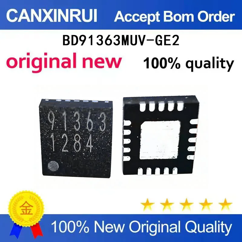 

(5-100 Pieces) BD91363MUV-GE2 brand new QFN20