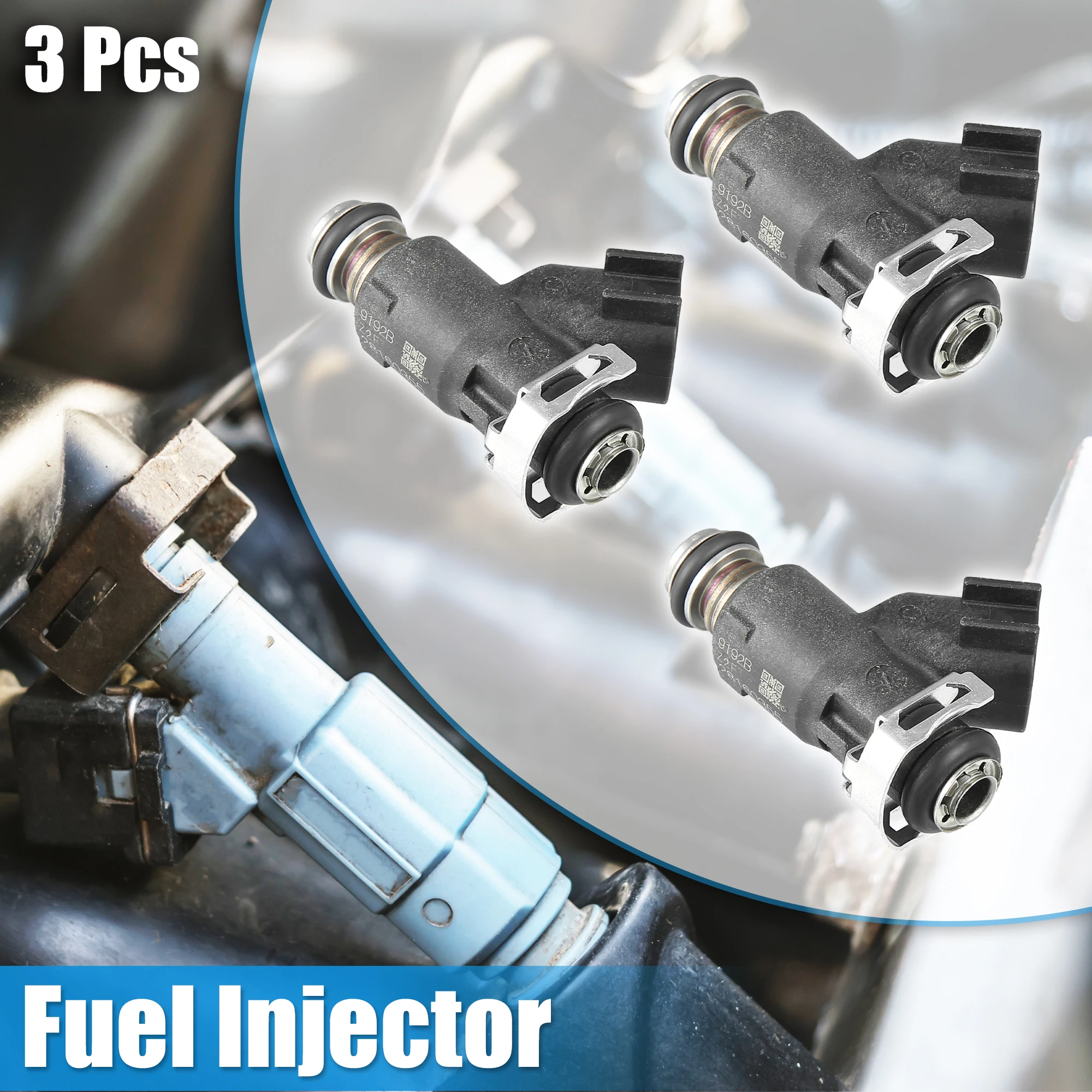 

UXCELL Fuel Injector 2 Hole 28160355 16400-004C-0000 for Hisun UTV ATV 500 for Massimo