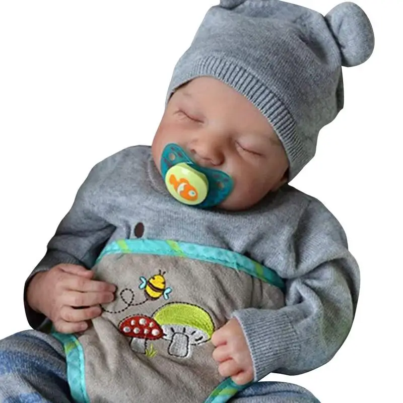 

Reborn Newborn Doll Realistic Toy PP Cotton Soft Silicone Handmade Kid Doll Flexible Cute Kids Products For Girls Boys Children