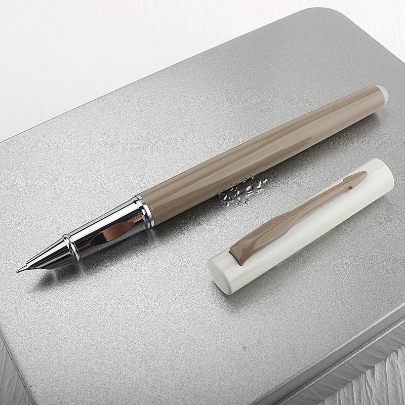 

High Quality Brand 5068 Metal Fountain Pen Finance Classic Macaron 0.38mm Ink Pen Office School Supplies New