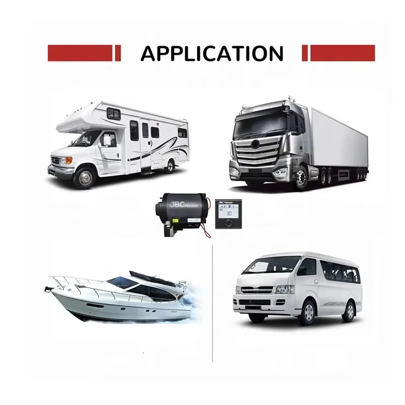 Silent 12V Thermostat Combi Heater 6KW Electric Diesel Air & Water For RV Motorhome Camper Van