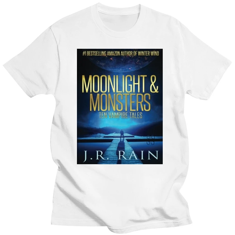 Moonlit Address THE munstersSoft and comfortableTops shirtShort Sleeve T-ShirtO-NeckSolid ColorShort Shirt