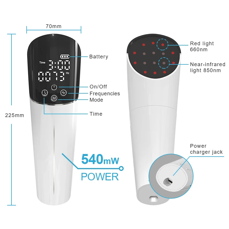 أداة العلاج بالضوء LED المحمولة لمعدات التطهير البيطرية للحيوانات الأليفة