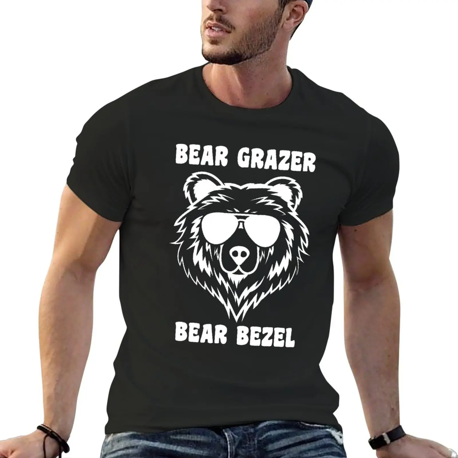 New Bear Grazer - Bear Bezel T-Shirt boys white t shirts new edition t shirt custom t shirts mens graphic t-shirts pack