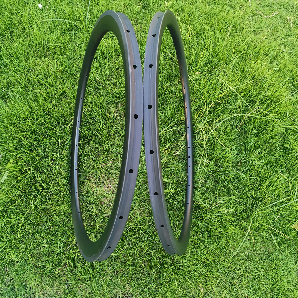 [SC25RT55SL] Only 375g Tubular T800 super light 700C carbon road rims 25mm wide 55mm Depth Tubular road carbon bicycle rims